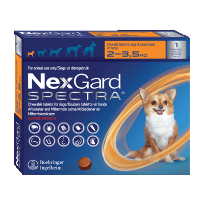 NEXGARD SPECTRA 2-3-5 KG