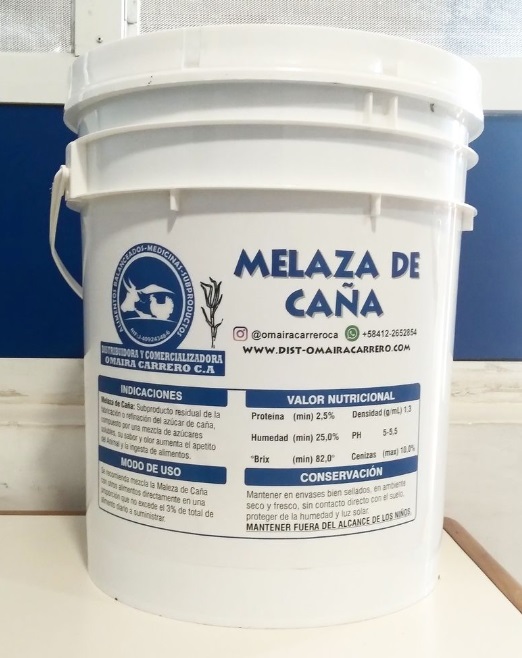 MELAZA DE CAÑA OMACA TOBO DE 25KG